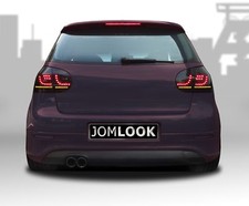 Original JOM Urban LED Tail Lights Black Smoke Set For VW GOLF 5 V MK5 Limo