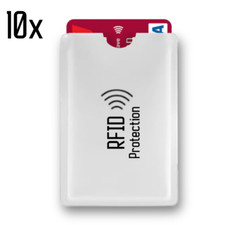 10x RFID Blocking Sleeves for