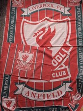 Vintage Liverpool Single Duvet Set Quilt Cover Pillowcase Anfield YNWA LFC Red