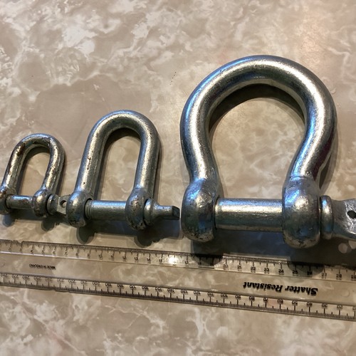 Shackles sizes heavy duty - shackles,