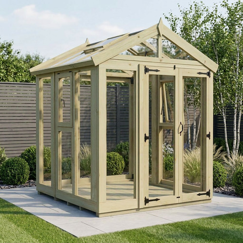 6x6 glass greenhouse uk - glass,