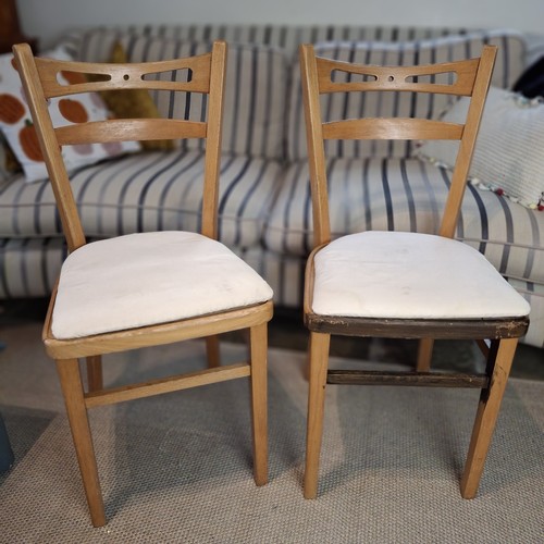 Pair vintage 1950s - 1950s, wooden