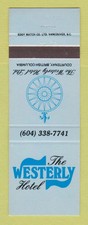 Matchbook Cover - The Westerly