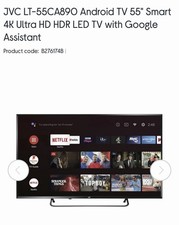 JVC 55-inch 4K Smart TV