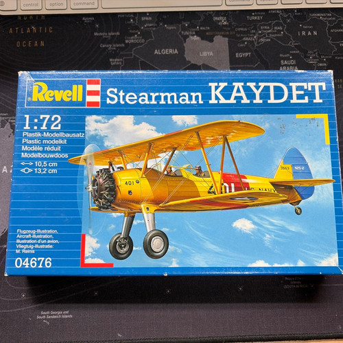 Revell scale stearman - 1:72,