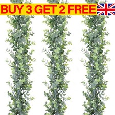6FT Artificial Eucalyptus Garland Hanging Rattan Vine Ivy Wedding Flower Decor.