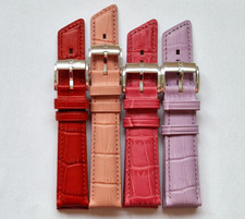 Hirsch  Princess Alligator Embossed Leather Watch Strap