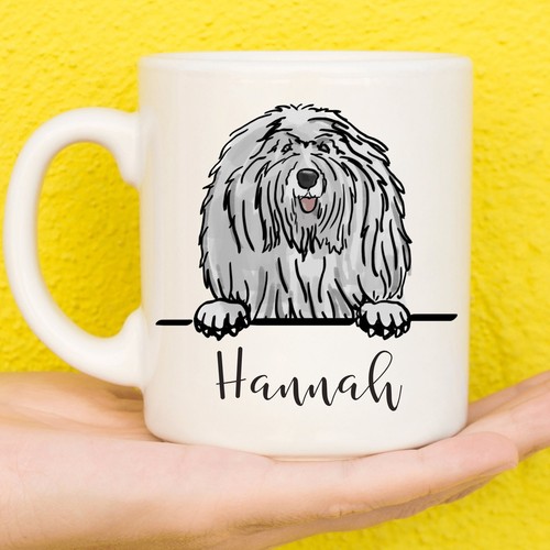 Personalised komondor mug - personalised,