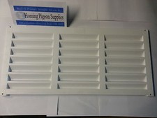  Loft Louvres for racing pigeon shed, poultry, etc