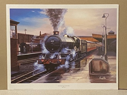 Steam train railway art prints - railway,