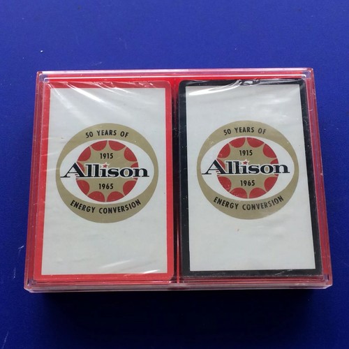 Vintage allison playing cards - allison,