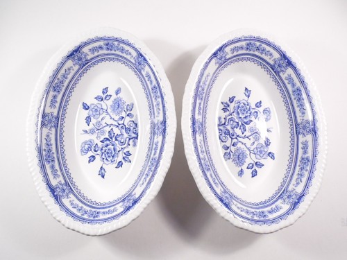 Dorset blue white oval - blue/white,