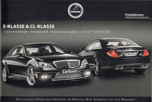 Carlsson mercedes benz class - carlsson, s-class