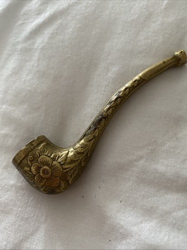 Antique brass tobacco - antique,