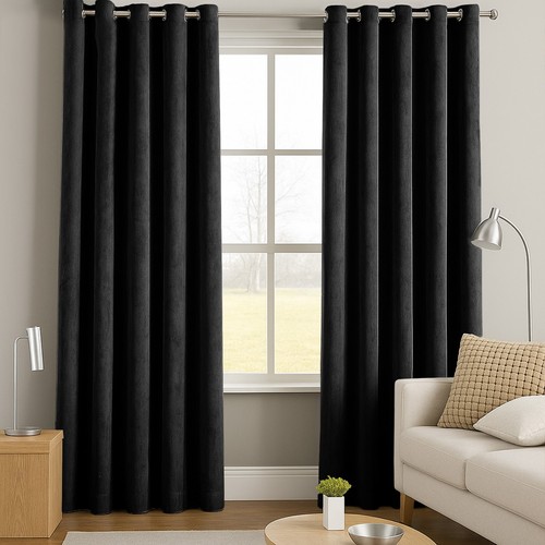 Heavy blackout velvet curtains - heavy,