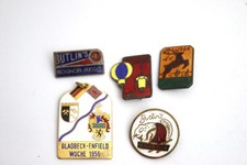 4x butlins enamel badges 1964