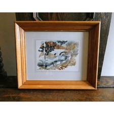 Ken Lochhead – “Feshie Bridge” – Original Ink & Watercolour Scottish Highlands