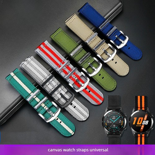 Nylon watch strap 22mm - strap, 20