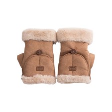 Fingerless Sheepskin Mittens
