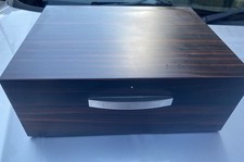 Dunhill White Spot Humidor -Mascassar Ebony Wood- 50 Cigar Made In France