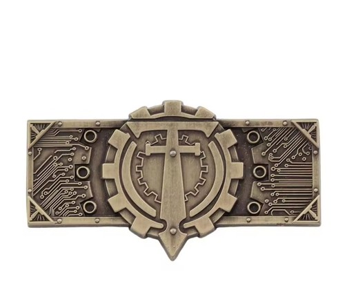 Collegia titanica metal pin - collegia,