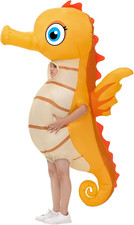 Inflatable Seahorse Costume for Kids Halloween Costumes Inflatable Sea Animal Co