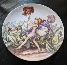 The Pansy Fairy Wedgwood 1994 Flower Fairies Plate Cicely Mary Barker Gresham
