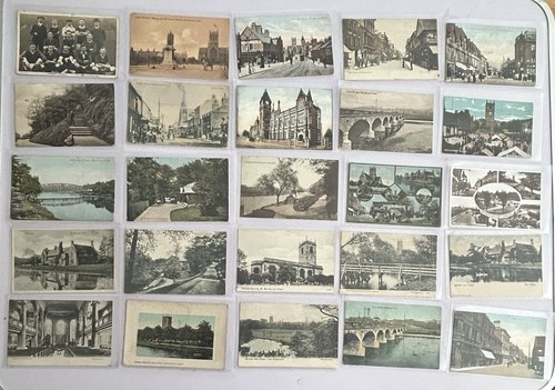 Burton trent postcards - trent,