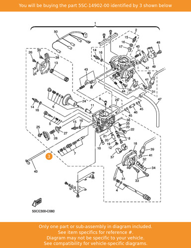 Yamaha carburetor assy - carburetor, 2