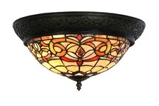Graceful Tiffany Style Ceiling Light