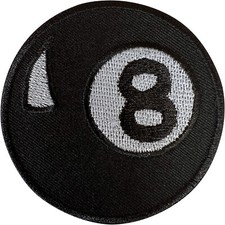 8 Ball Patch Iron Sew On