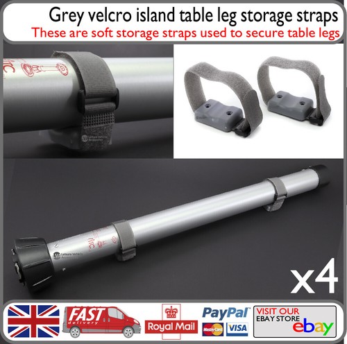 Grey soft island table leg - soft,