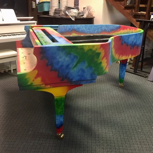Custom finished tie dyed - tie,