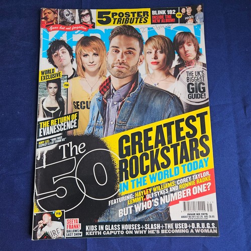 Kerrang magazine august 2011 - kerrang,