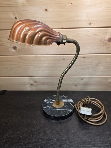 Vintage clam shell - clam, desk