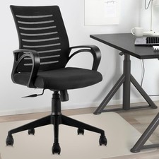 Mid Back Office Chair/Study Chair, Black