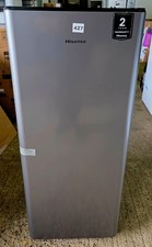 Hisense RR220D4BDE 126cm Retro Freestanding Fridge with Small Ice Box - Silver