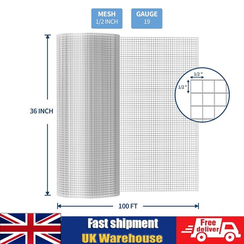 30m inch mesh welded - 0.9*30m, 1/2