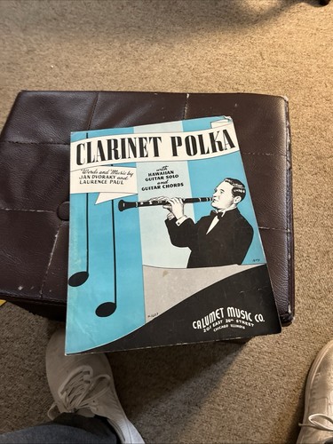 Sheet music clarinet polka - clarinet, w/