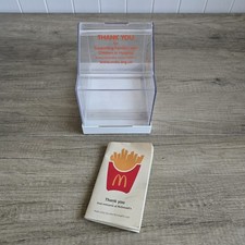 Ronald McDonald Charities Counter Donation Box / Vintage McDonald's Money Bank 