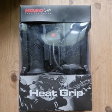 KOSO HEATED GRIPS 22MM Black - Never Used In Original Packaging