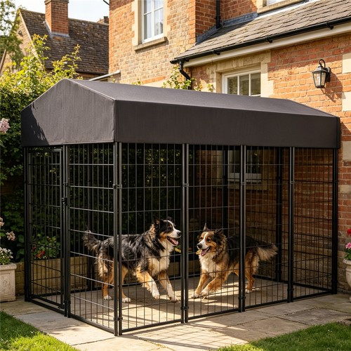 Outdoor dog crate welded - outdoor,