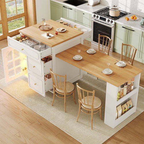 Extendable dining kitchen - dining,