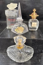 Vintage Group Of 4 Empty Designer Perfume Bottles