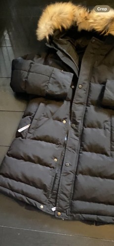 Long black winter - puffa, coat