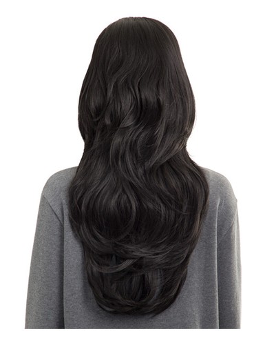 Half wig wavy long - half, natural