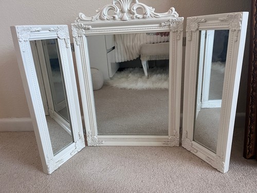 Large heavy flock white - flock,