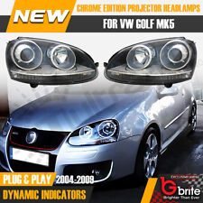 VW Golf Mk5 Gti & TDI Hatchback 2003-6/2009 Xenon Headlights Headlamps 1 Pair