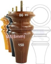 4x Wood Turned Replacement