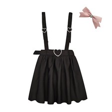Gothic Suspender Skirt Heart